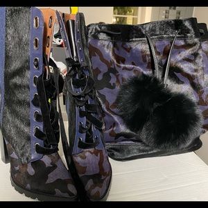 Jennifer Le Combo…shoulder bag and boots